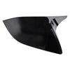 Tesla Model 3 Black Horn Side Rearview Mirror Cover Trim (2017-2023)