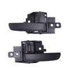 Interior Door Handle Black Pair Fits Mitsubishi Mirage 5D Hatchback 2012-18 D06