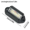 Car LED License Plate Light Lamp Bulbs 12V 1.2W 2 x Screw Set