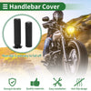 Motorcycle 7/8" 22mm Hand Grips TPU Black