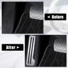 Nissan Infiniti Silver Tone Foot Pedal Covers Non-Slip No Drill Metal