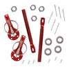 Racing Sport Car - Red Universal Alloy Hood Pin Lock Latch