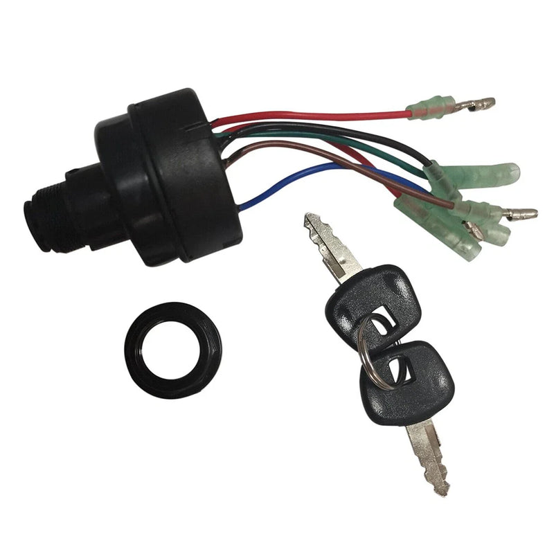 Tohatsu Nissan Outboard Motor Ignition Key Switch (Fits Various Models)