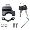 Universal Motor Helmet Lock Handlebar 7/8" Tube Anti-theft Security