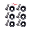 10 x Black JDM Engine Bay Dress Up Kit Fender Washers & M6 Bolts