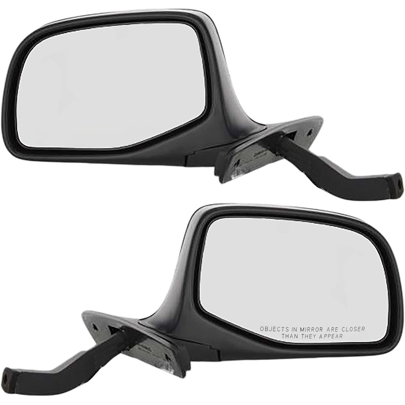 Manual Mirror Set Of 2 For 1992-1996 Ford F-150 Bronco