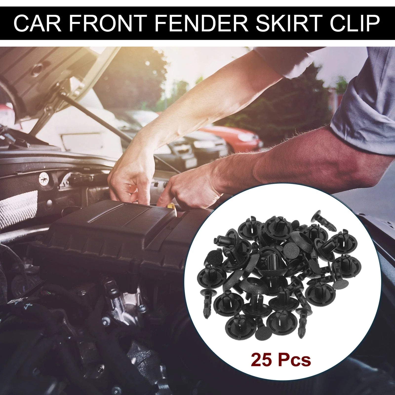 Car Front Fender Skirt Clips for Toyota 4Runner, Avalon (2010-2020) 25 Pcs