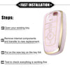 Ford Smart Key (Compatible) - Pink Key Fob Cover 5 Button