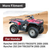 Honda Rancher 350 2X4 TRX350TM 2 x Front Brake Drum (2000–2006)