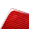 Toyota Tundra Carbon Fiber Red Rear Seat Anti-Kick Panel Trim (2014-2021)
