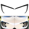 Tesla Model X Carbon Fiber Front Fog Light Eyebrow Covers (2015-2020)