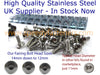 Honda CBR600F3 Stainless Steel Fairing Bolts & Clips (2001–2003)