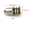 2pcs DC 6V 1156 BA15S 30SMD LED Bulb Rear lamp Turn signal light White 650LM Car