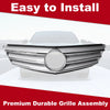 Mercedes C-Class S204 W204 Front Chrome Radiator Grille (2007-2015)