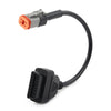 Harley Davidson 4Pin to 16Pin OBD2 Diagnostic Tool Adapter Cable