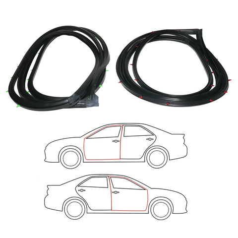 Suzuki Escudo 5-Door SUV 1990-2005 Front Door Weatherstrip x2