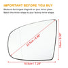 BMW X6 (2008-2014)
Left Mirror Glass Replacement with Backing Plate for BMW X5 Left Mirror Glass Replacement with Backing Plate (2008-2014)