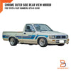 Toyota Hilux Ute 88-96 LH Chrome Wing Side Mirror