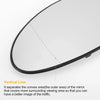 BMW 1 / 2 / 3 Left Side Mirror Glass with Back Heated (2004 - 2009)