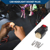Ford Mondeo (2000-2007) - 1 Set Black Plastic Headlight Socket Plug