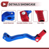 Bosuer M4 Blue Lever Red Head Folding Gear Shifter Lever