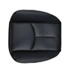 GMC Sierra, Chevrolet Silverado Black Driver Bottom Leather Seat Cover