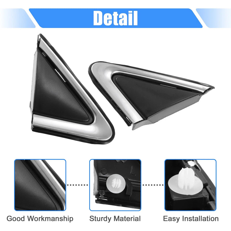 Nissan Sentra Front Left Right Mirror Corner Triangle Covers