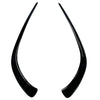 Benz CLA C118 2 x ABS Black Front Spoiler Air Vent Trim Covers (2019-2022)