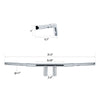 Harley Sportster Dyna 1 1/4" Fat Chrome 4" Rise T-Bar Handlebar (2004-2023)
