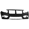 Bumper Cover Fascia Front Coupe Sedan For 2016-2018 Honda