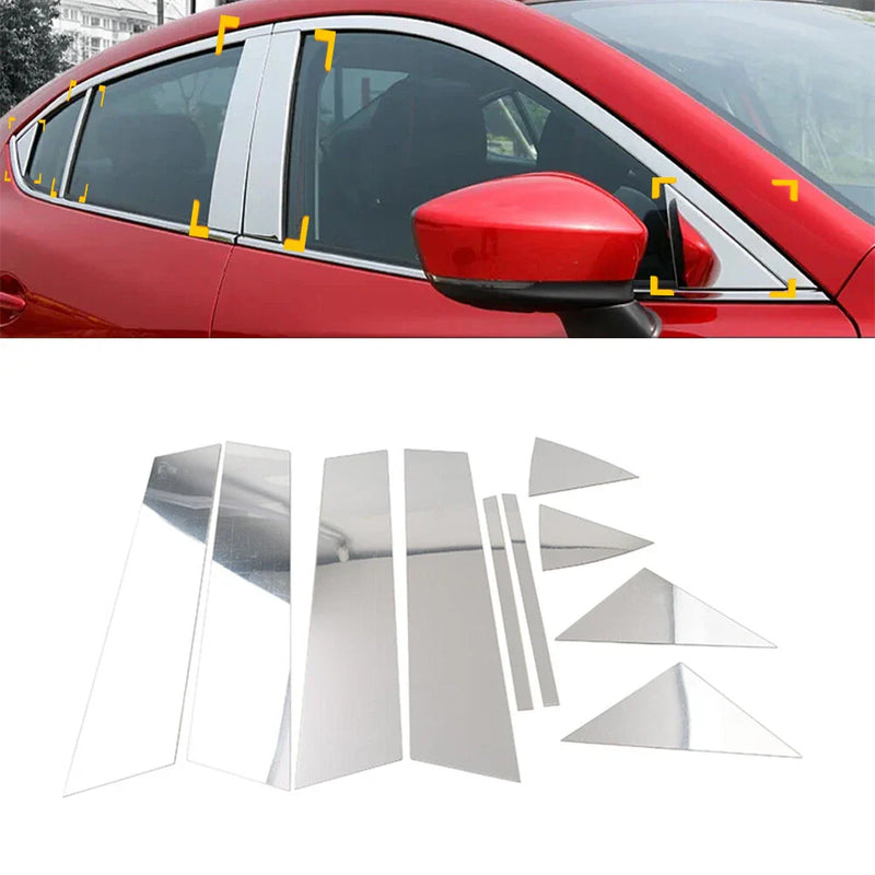 Mazda 3 Axela Door Window Pillar Post Cover Trim (2014-2018)