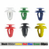 60PCS Car Door Panel Clips Fixing Fastener V9mm Hole Card Clip Rivet