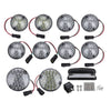 Land Rover Defender 90 110 130 12Pcs Clear Full LED Light Upgrade Lamp Kit