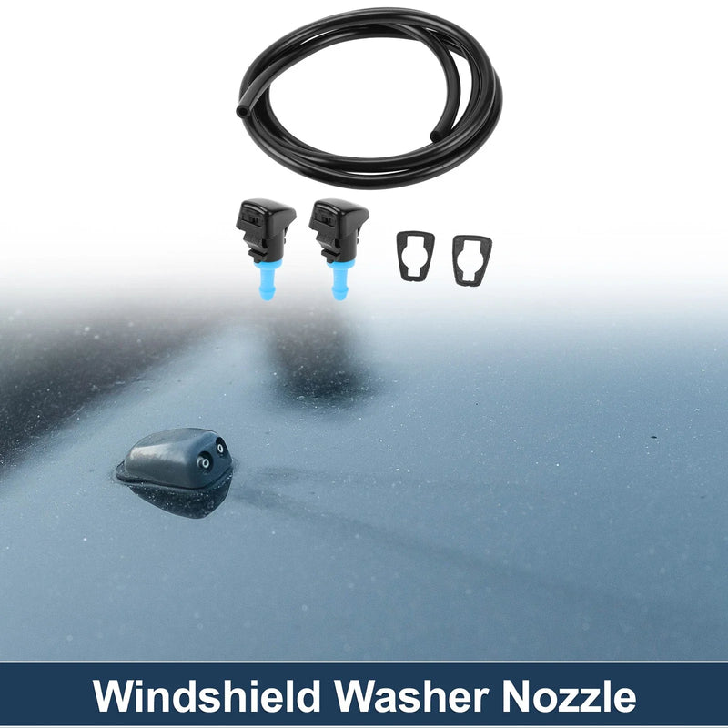 Dodge Windshield Washer Nozzle & Gasket, Fluid Hose (Fits 2001-2006)