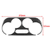 Fiat 500 Carbon Fiber Interior Manual Climate Console Panel Cover (12-15)