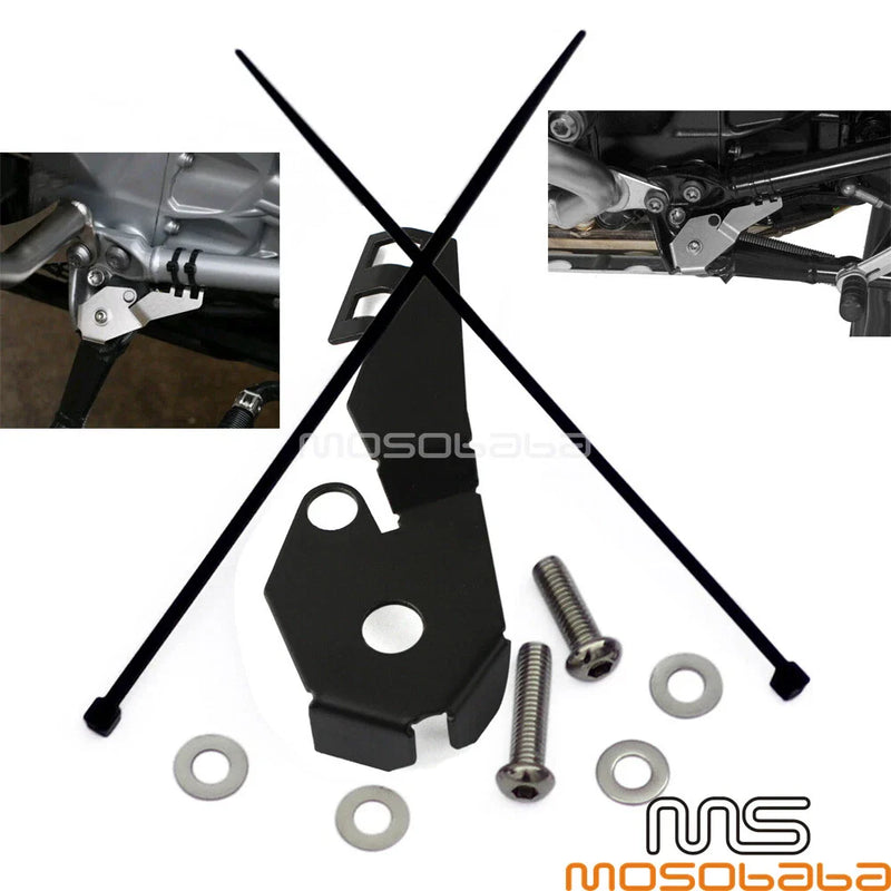 BMW R1200GS LC ADV Black Steel Switch Guard Protector (2014-2016)