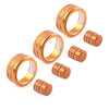 Honda Civic 11th (2022- ) & CRV (2023-2024) Orange Knob Ring Cover Trim