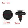 Honda, Mitsubishi 100Pcs Mudguard Bumper Push-Type Clip Retainers