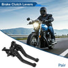 Kawasaki Z650 Solid Black Adjustable Brake/Clutch Levers (2017–2023)