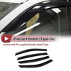 Kia Optima (2011-2015) Side Vent Visors Black Window Deflectors 1 Set