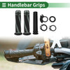 Hand Grips Cover Kit / 7/8" 22mm / Motorcycle Titanium Tone
