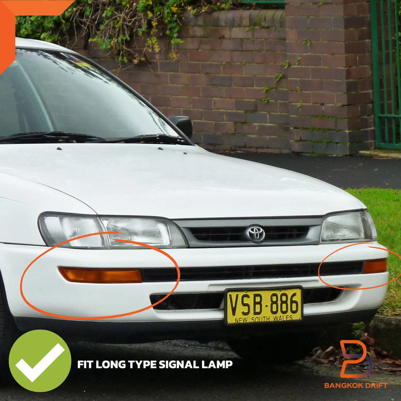 Toyota Corolla Amber Front Bumper Signal Light Lamp (1991-1995)
