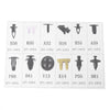 Nissan 250Pcs Fender Bumper Retainer Clips