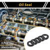 Oil Seal / 30x52x8mm / Seal Ring Rotary Shaft NBR Rubber Black 5 Pcs