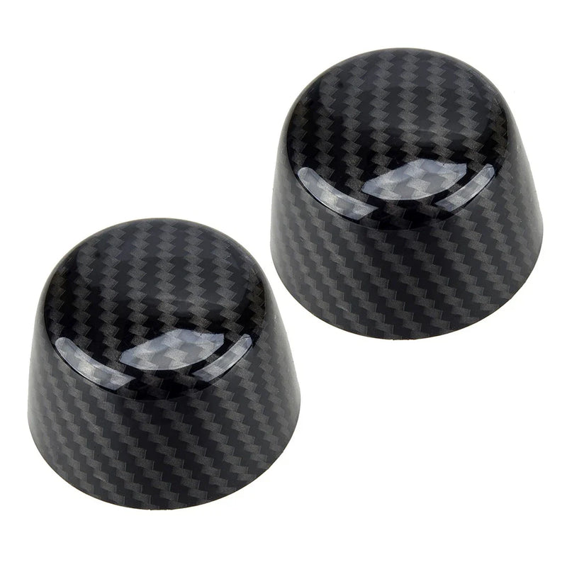 Jeep Wrangler JK JKU 2 x Carbon Fiber Style Bonnet Covers (2007-2018)