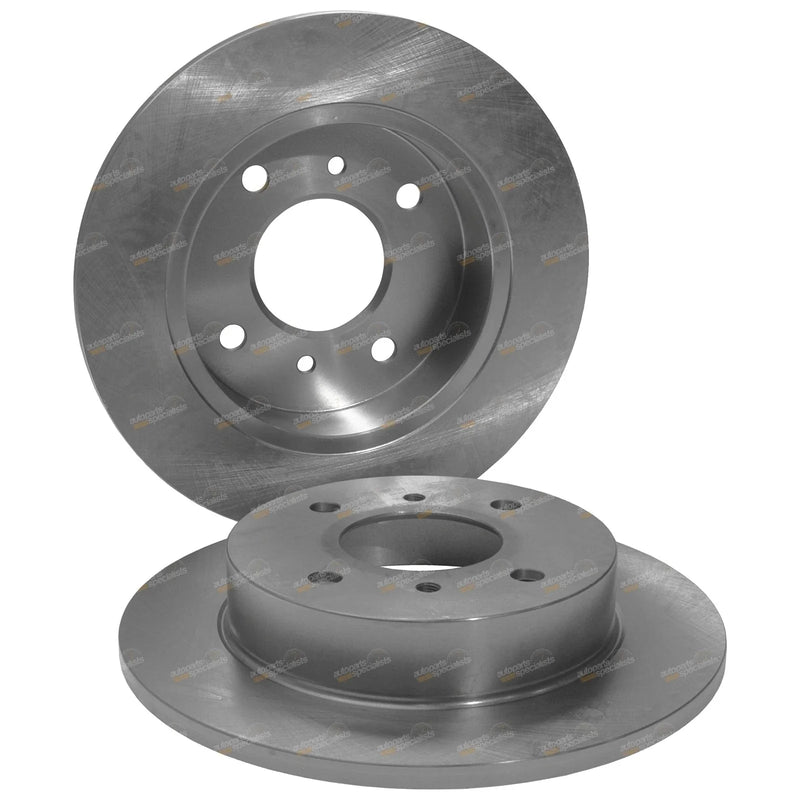 Ford Corsair UA (1989 - 1992) L+R Rear Disc Brake Rotors Pair