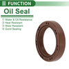 Oil Seal FKM Rubber 30x42x8mm High Pressure Brown 5 Pcs