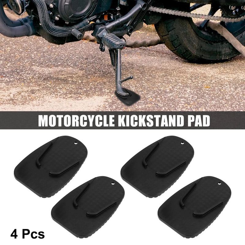 Motorcycle 4pcs Kickstand Pad Extension Pad
