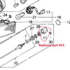 Honda GL1500 Goldwing Aluminum Headlight Adjustment Knobs (1988-2000)