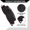Honda Vezel RU1 / 2 / 3 / 4 RS 2013-2020 Black Red Set Dashboard Dash Cover Mat